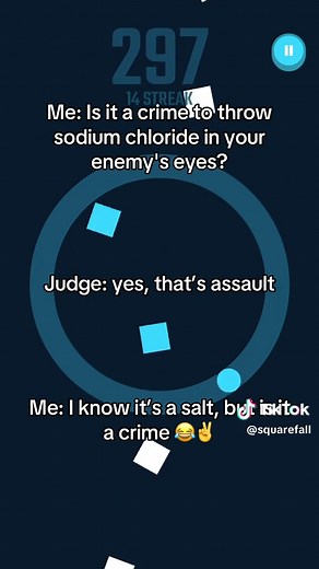Is Throwing Sodium Chloride (Salt) in Someone's Eyes a Crime?