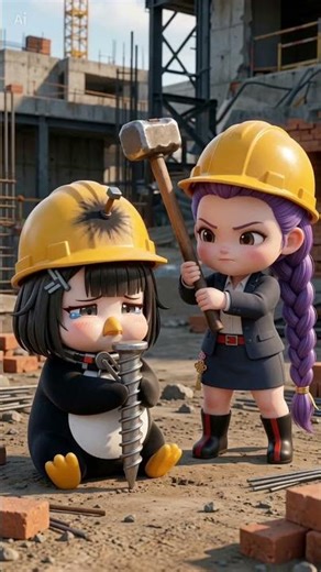 Rumi! Can you not miss? 🔨👷‍♀️#Rumi #gugugaga