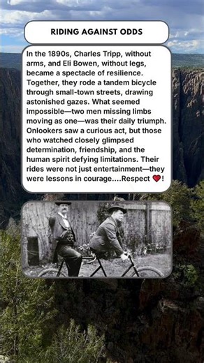 Riding Against Odds#America #history #photo#documentary#facts