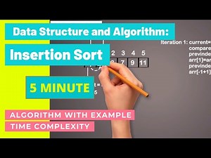 Insertion Sort Algorithm Explain with Example in hindi | Code | Time Complexity | Sorting in DSA