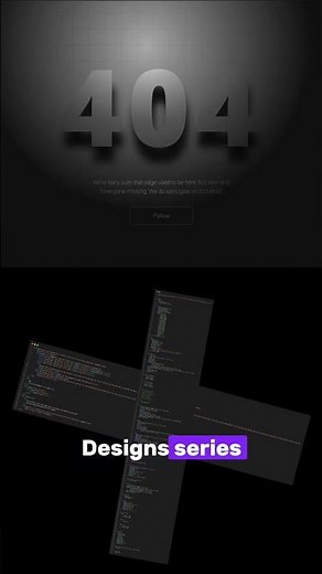 CSS Only 404 page with swign animation | Best CodePen Designs
