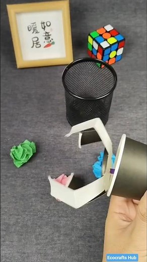 DIY Claw Machine | Paper Cup Fun! #shorts