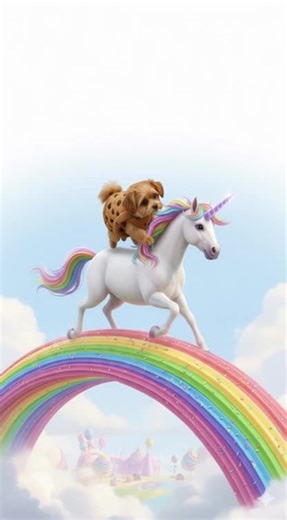 Cookie and unicorns #dog #puppy