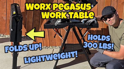Watch Lightweight and portable Work Table by Worx! on Amazon Live