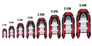 [Hot Item] High Quality 3.8m PVC Inflatable Rowing Boat Speed Boat Fishing Boat