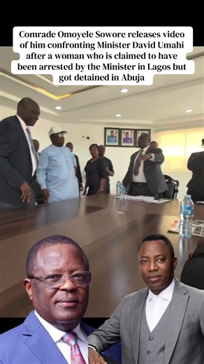 Omoyele Sowore Confronts Minister David Umahi Over Arrest