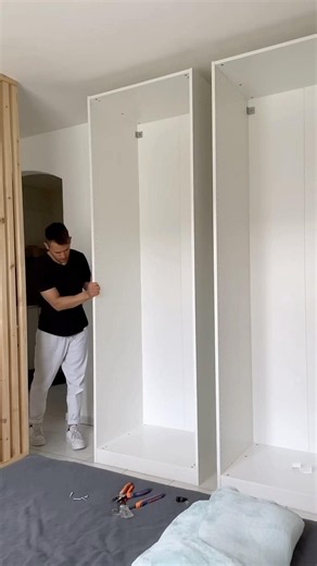 Connect IKEA PAX WARDROBE | Follow for more 🔥