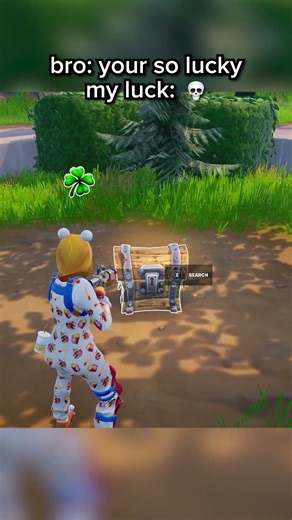 bro always says im lucky too 💀 #fortnite #shorts