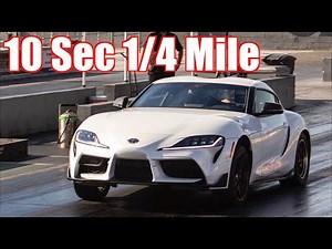 2020 Toyota Supra 10 Second 1/4 Mile! - Stock Turbo MKV