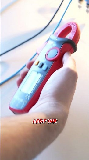 Strom einfach messen mit Multimeter - Stromzange