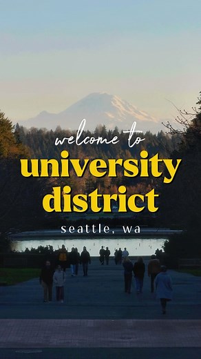 Chad Sharp on Instagram: "Home to the University of Washington, University District is one of the region’s most influential neighborhoods. Stroll through its walkable streets and you’ll find a diverse culinary scene, an impressive mix of public transportation options, and a collection of waterfront bridges, parks, and trails that allow visitors to take in the surrounding landscape. What’s your favorite part of life in U-District? #universityofwashington #udistrict #uofwa #exploreseattle #seattle