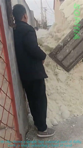 Truck Unloading Sand: How Construction Materials Get Delivered