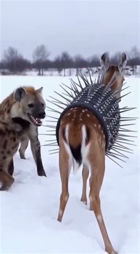 The Deer That Changed The Rules Of The Game With Spikes