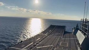 27K views · 933 reactions | VIDEO — Türkiye's new aircraft carrier-capable combat drone, Bayraktar TB3 makes history as first unmanned aerial vehicle to successfully take off and land on short-runway carrier TCG Anadolu https://www.dailysabah.com/business/defense/bayraktar-tb3-becomes-1st-ucav-to-take-off-land-on-short-runway-carrier | DAILY SABAH | Facebook