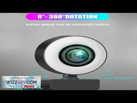 PC Laptop Auto Focus Live Streaming Flexible with Microphone Live Broadcast 4K