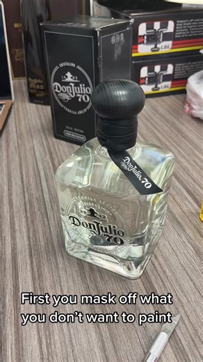 DIY Custom Bottle Painting Tutorial