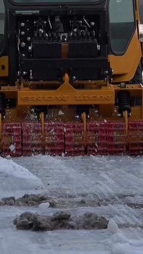 The Snow Lion Ice-Breaker helps break up packed snow and ice quickly, keeping sidewalks clear and winter operations moving smoothly. ❄️ #WinterPrep #SnowRemoval #WinterMaintenance #WinterIsComing #TracklessVehicle #IceBreaker #SnowLion #WinterFleet #SnowOps #WinterService #onstorm | Trackless Vehicles