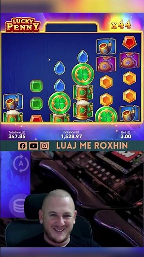 💰 Lojrat Falas me Lucky Penny 🍀!!! #slot #albania #bigwin