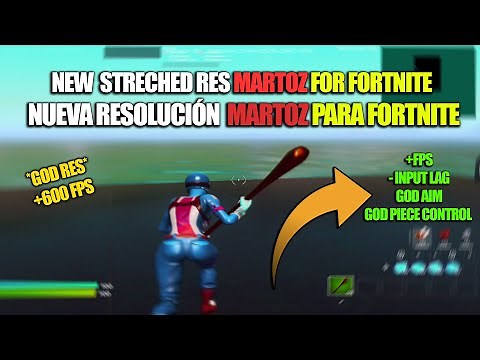 How to USE MARTOZ's *NEW* STRETCHED resolution in Fortnite Chapter 3✔️New Streched GOD Res Martoz