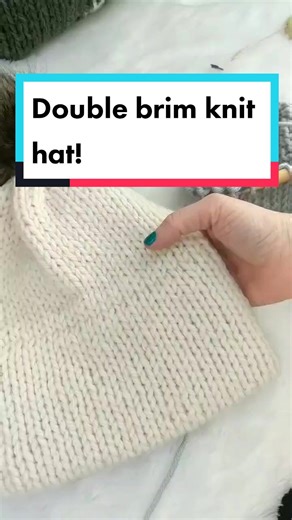 How to Knit a Double Brim Knit Hat Tutorial