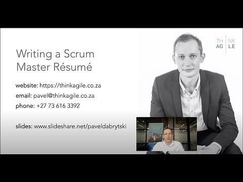 Writing a Scrum Master Résumé