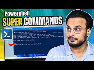 7 Most⚡USEFUL Windows POWERSHELL Commands Nobody KNOWS!!