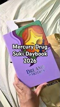 Inside Mercury Drug’s Suki Daybook 2026 #sukiDaybook #2026 #planner #mercury #mercuryDrug #nirvana