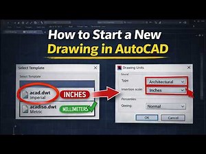 How to Start a New Drawing in AutoCAD (Professional Setup Guide 2026)