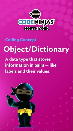 Coding Concept: Object/Dictionary (Code Ninjas North York)