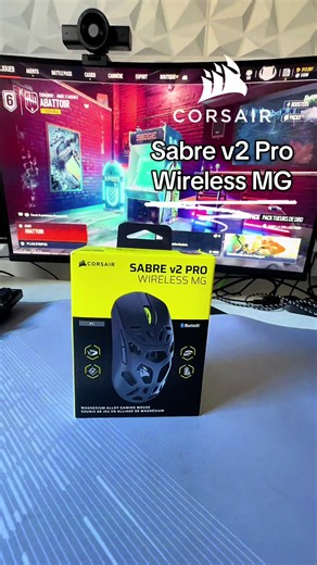 Test Corsair Sabre v2 Pro Wireless MG — avis et caractéristiques