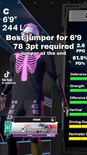 Best 6'9 Jumpshot in NBA 2K26 🎸 #2kcommunity #nba2k26