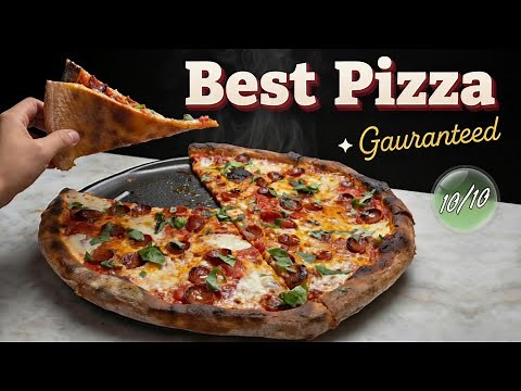 Home Baking a Large, Artisanal New York Style Pizza! (Recipe included)