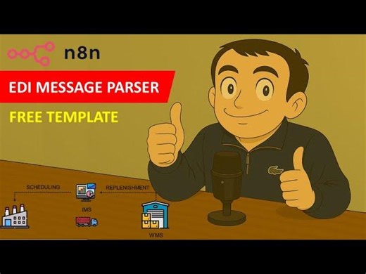 n8n Template Workflow: Automating EDI Message Parsing | Pierre R.