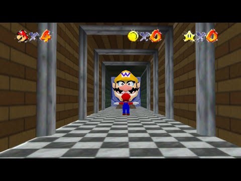 The Wario Apparition Every copy of Mario 64 is personalized