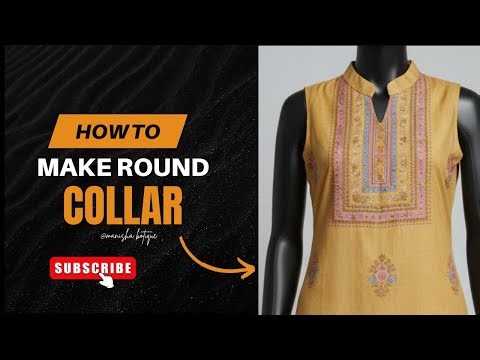 round collar flat collar Nehru collar kaise banaen manisha boutique 🦚🦚