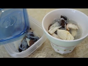 オリンピックの超簡単レシピ　電子レンジで春雨スープの作り方　★お手軽でヘルシー♪