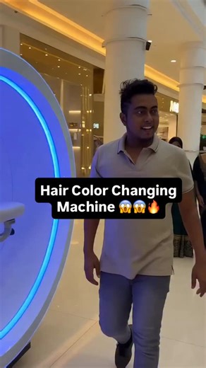 Hair Color Changing Machine 💕 #viral #fyp #reel | Shouvik Datta Banik - The Viral Boy