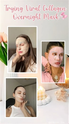This Viral Collagen Mask Changed My Skin Overnight 😳✨ #koreanskincare #beautytips #shorts