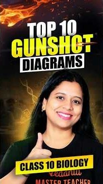 Top 10 Gunshot diagrams class 10 biology #shorts #vedantutelugu #shortsvideo