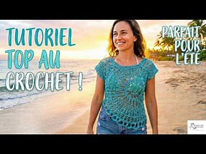 Crochet Tutorial: Easy and Elegant Top/Blouse - Part 4/4 🌸@AlextitiaTutoCrochet