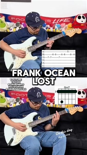 Frank Ocean - Lost guitar tabs chords