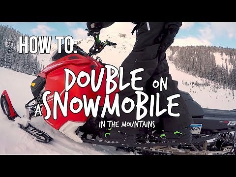 How to Tandem or Double on a Snowmobile in the Mountains – Riding Tip