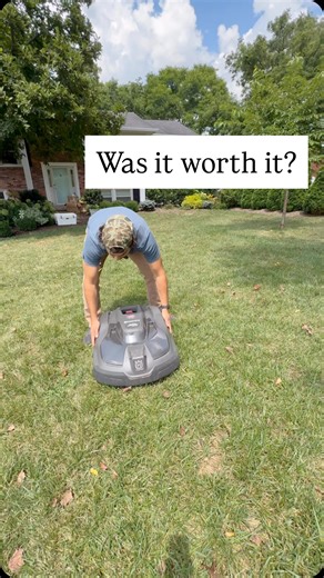 The Lawn Review on Instagram: "Is a robotic lawn mower worth the money? #lawn #lawncare #lawnmower #roboticlawnmower #robot #diy #tools #toolsofthetrade"