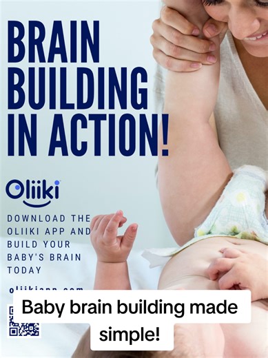 It's easy to help your baby's development! Oliiki shows you how in one tny playful moment a day for thr first 1000 days! #firstbaby #parenting #oliikiapp #BabyDevelopment #play