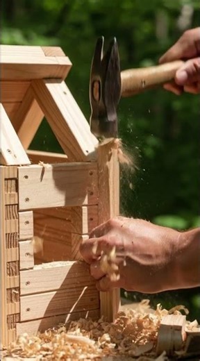 She Built This Tree Shelter To Survive Wolves