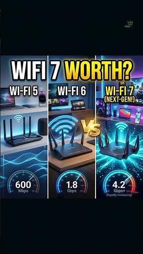 Wi-Fi 5 vs Wi-Fi 6 vs Wi-Fi 7: Is It Worth Upgrading?