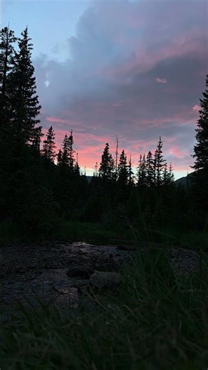 Sunset time lapse at the Continental divide.