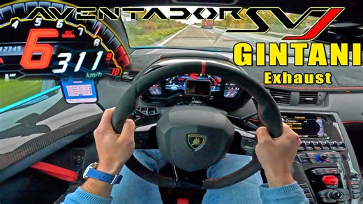 Lamborghini SVJ V12 Autobahn Exhaust Run