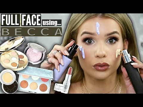 FULL FACE Using ONLY BECCA COSMETICS! Worth it OR Toss it?!
