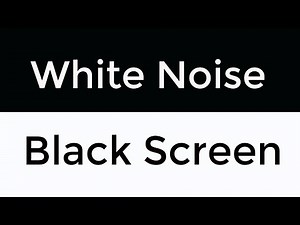 Relaxing White Noise | 24 Hours Black Screen | No Ads | Deep Sleep & Focus Aid